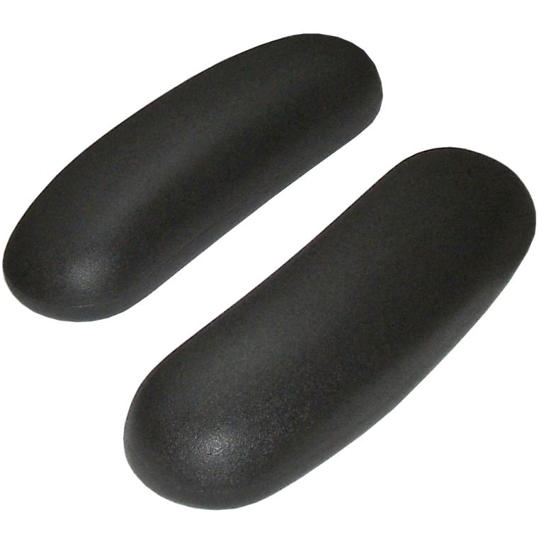 Replacement Office Chair Armrest Arm Pads Kidney Shaped Set of 2 